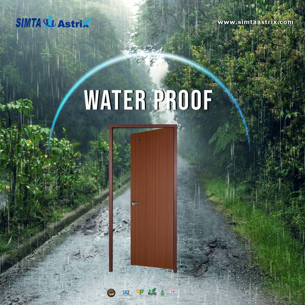Simta Astrix offers 100% waterproof ABS doors.