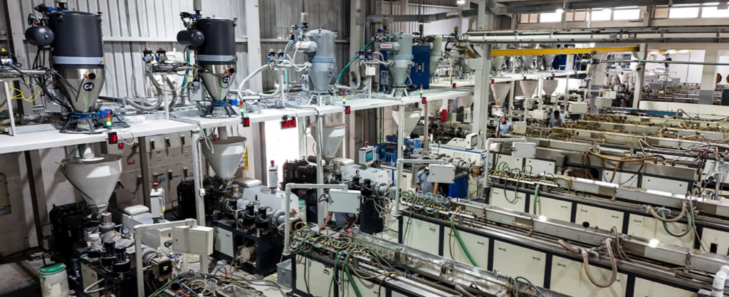 Extrusion Lines of Simta Astrix - One of the Top uPVC Brands in India