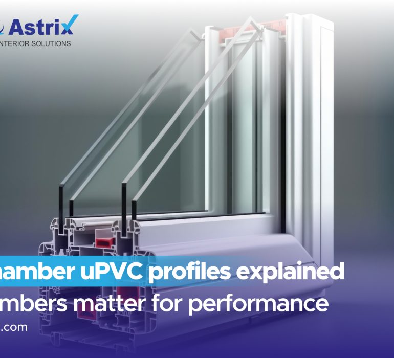 German-technology factory showing the uPVC window manufacturing process with precision fabrication and quality control